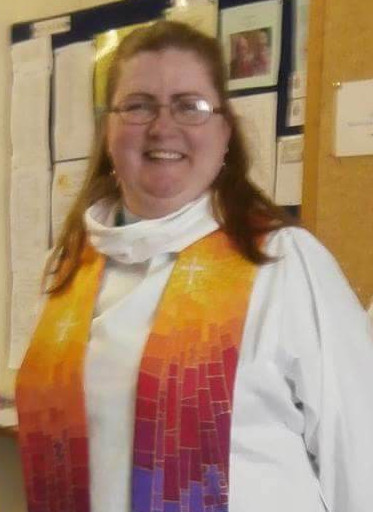 Our pastor, Rev Mia Briggs